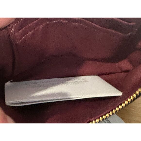 Coach Corner Zip Wristlet In Signature Canvas With Pop Floral Print NWT - Picture 3 of 5